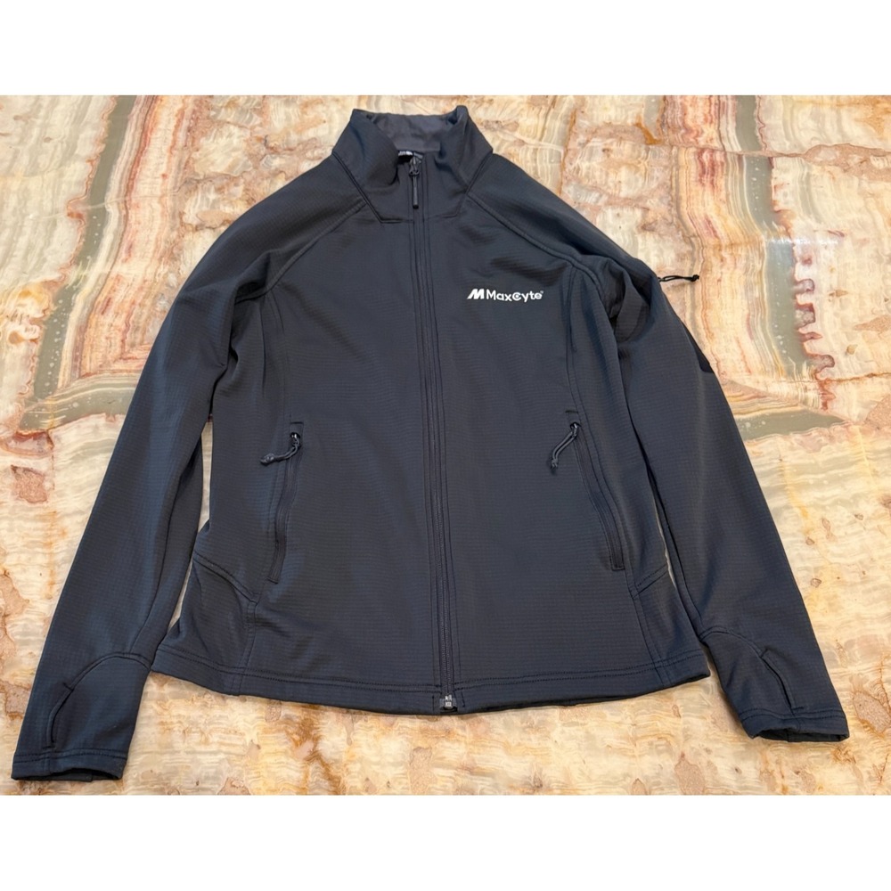 The North Face Womens Soft Jacket Black Full Zip Fleece Maxcyte Outdoor Size M